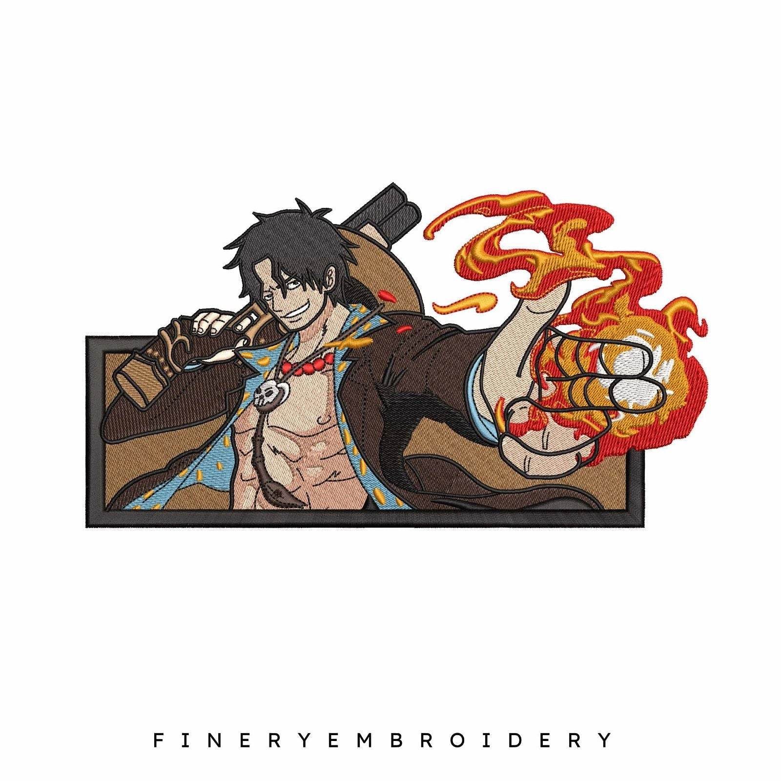 Ace One Piece Guns - Embroidery Designs - Image 2