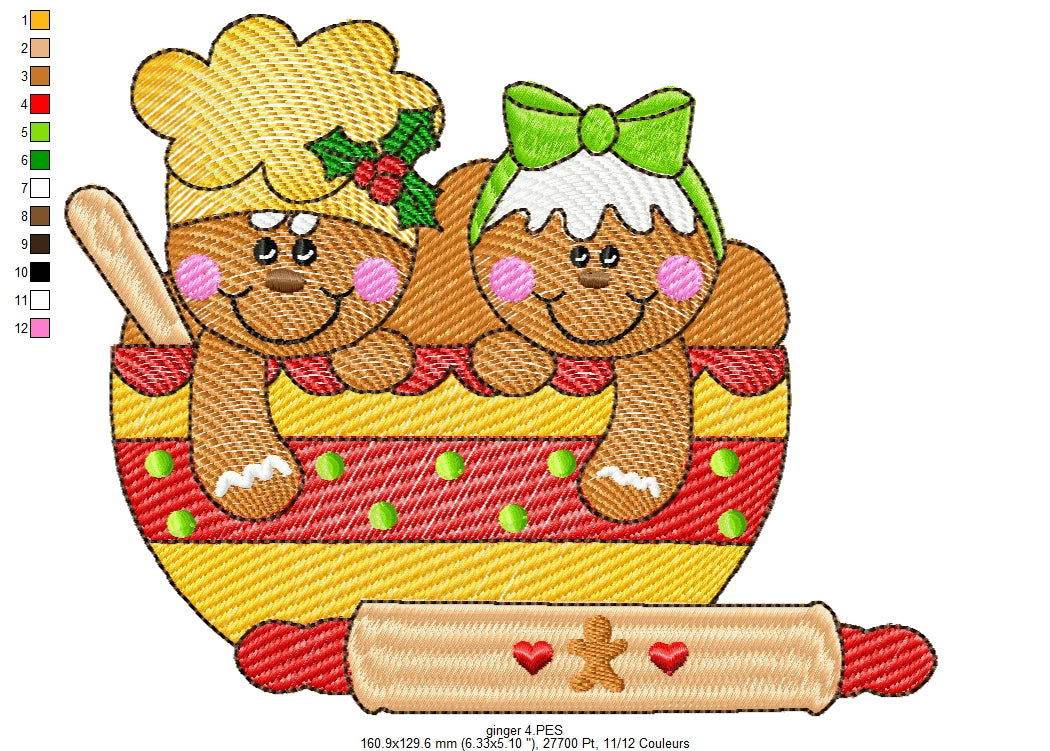 Gingerbread Embroidery Collection - Image 2