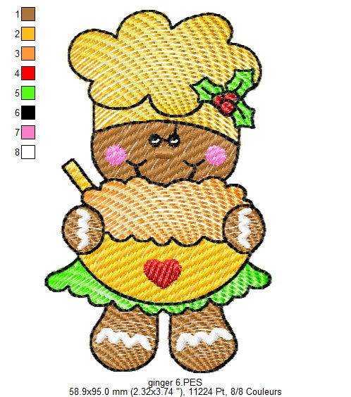 Gingerbread Embroidery Collection - Image 4