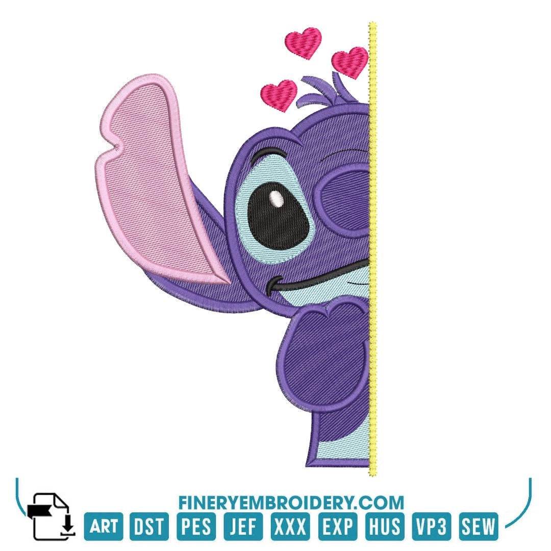 Adorable Stitch Embroidery Pack – 4 Unique Designs in 4 Sizes - Image 2