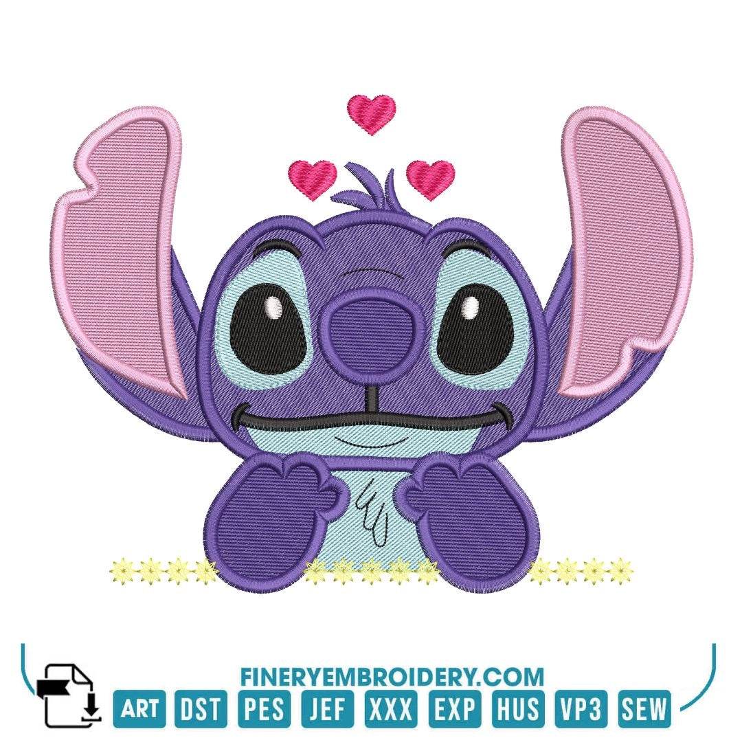 Adorable Stitch Embroidery Pack – 4 Unique Designs in 4 Sizes - Image 5