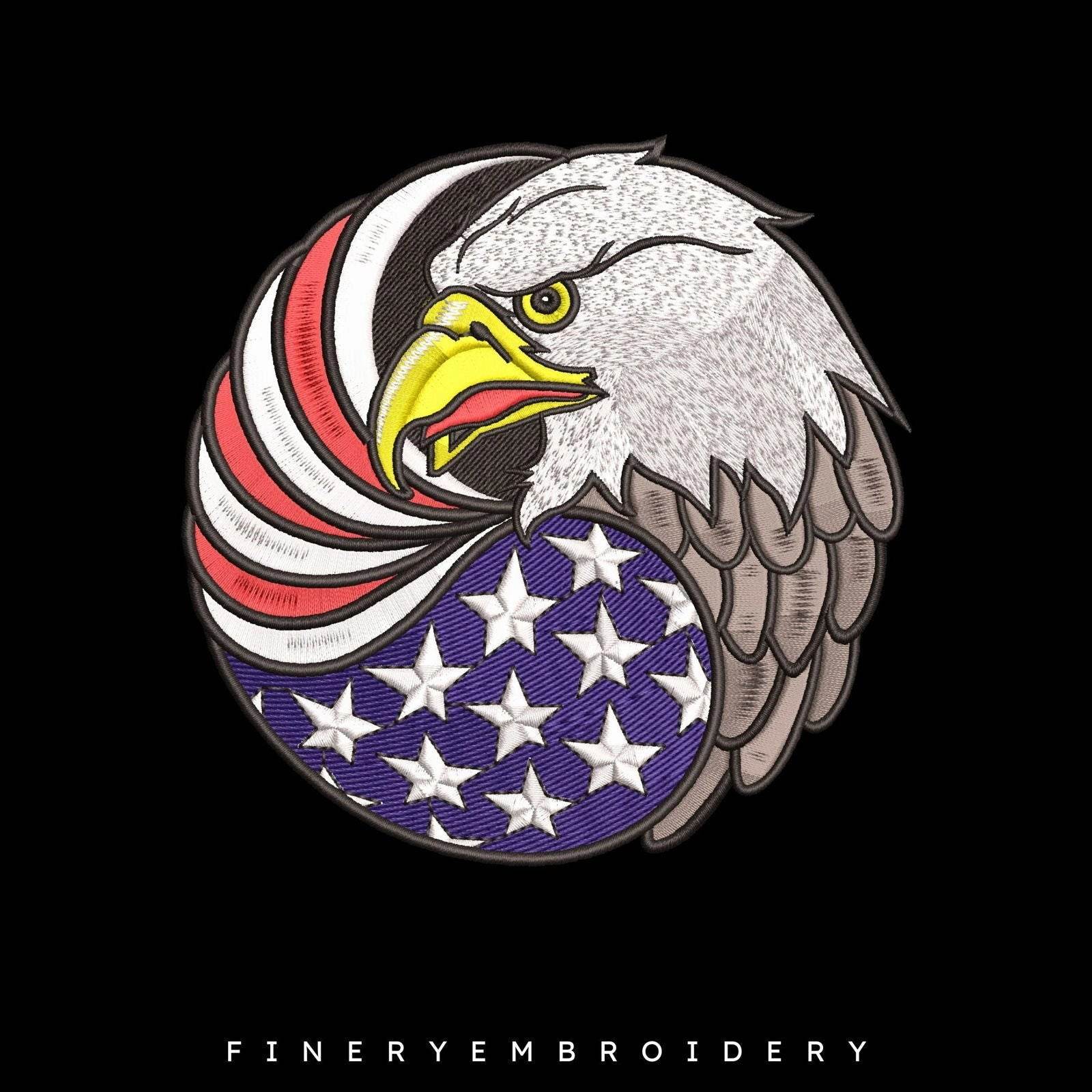 American eagle embroidery design - Image 2