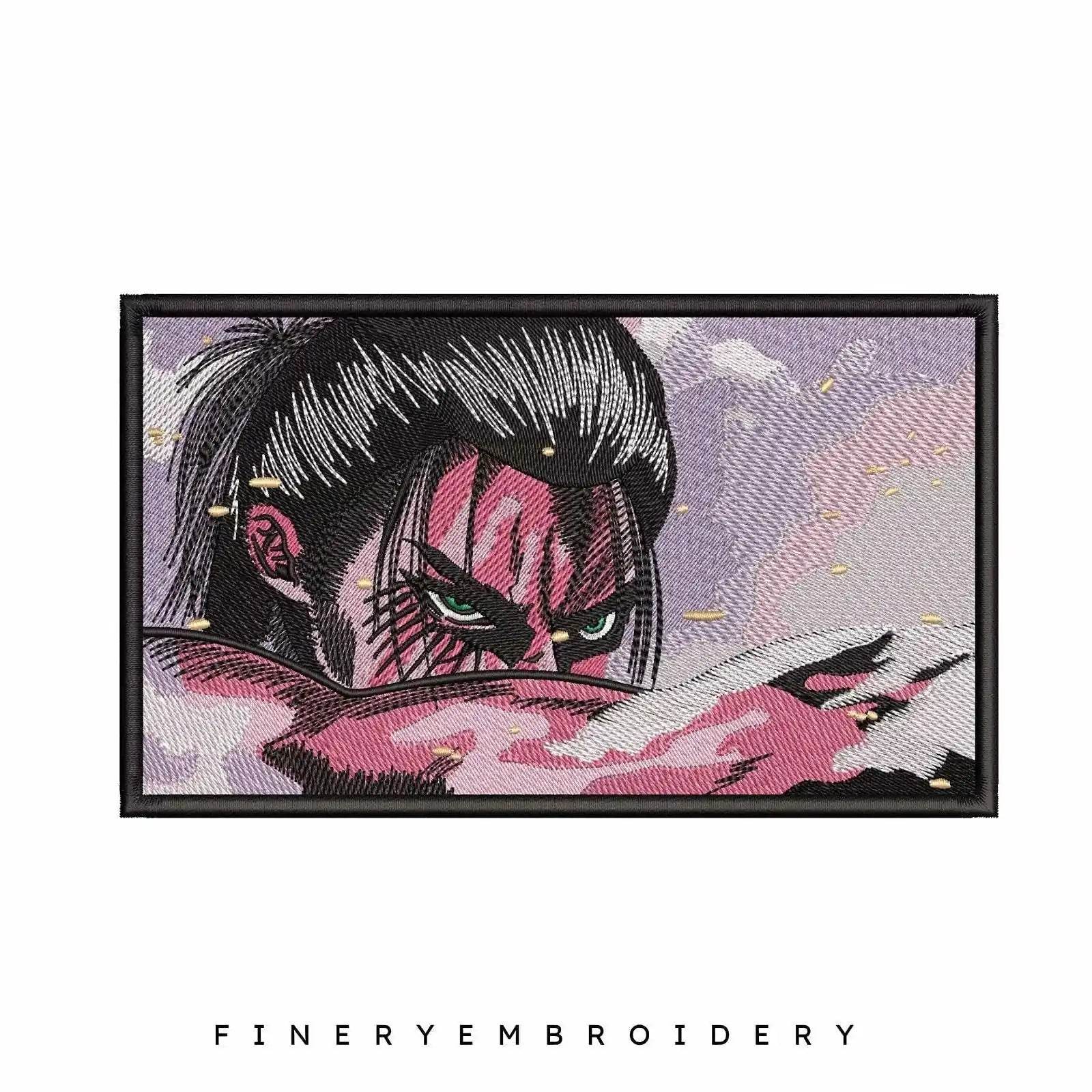 Attack On Titan Rectangle - Anime - Embroidery Design - Image 2