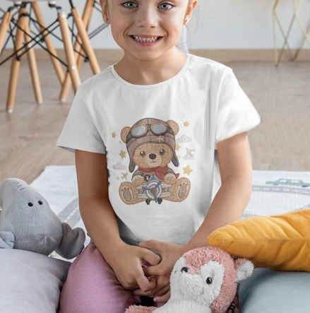 Aviator Bear - Embroidery design - Image 2