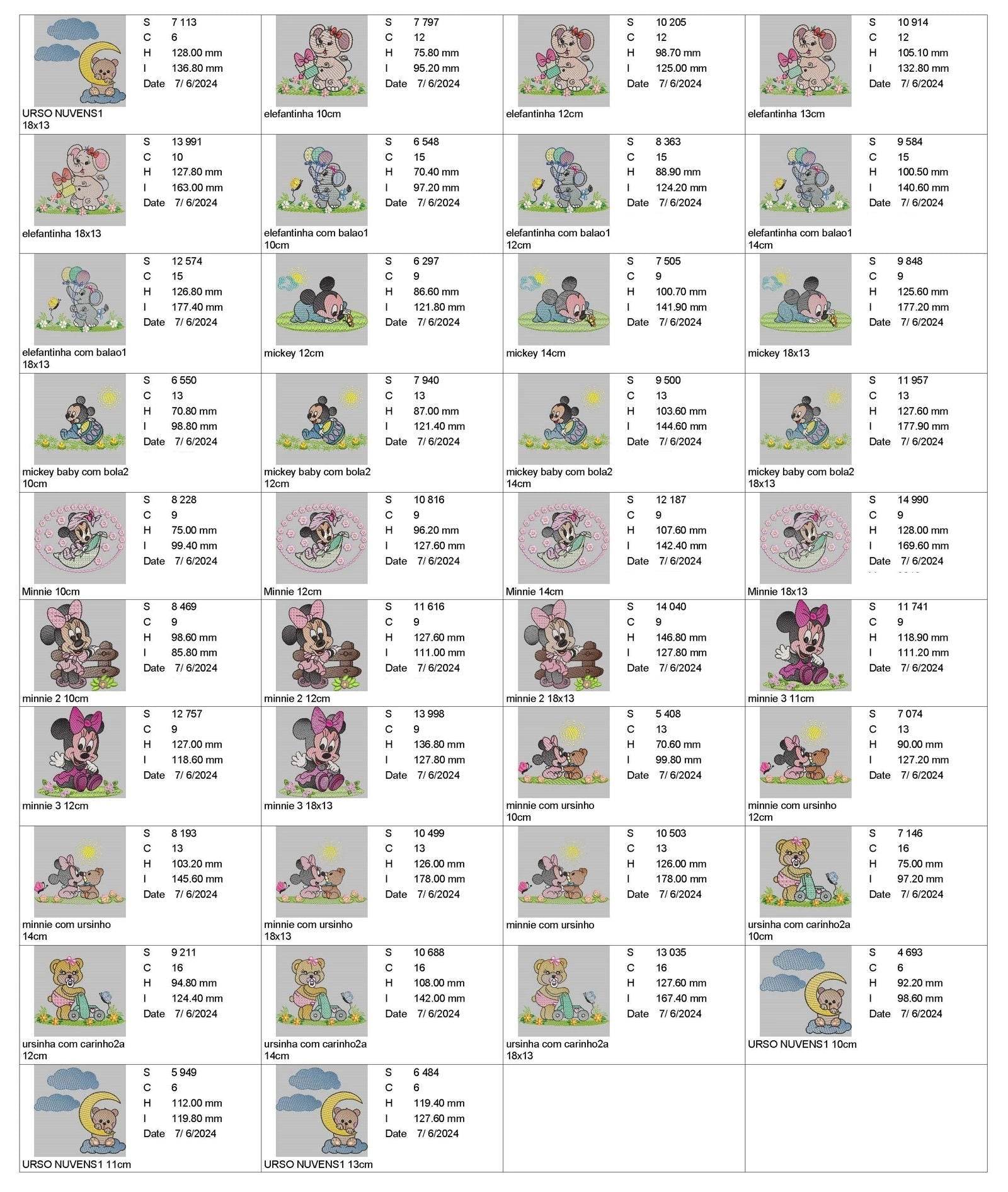 Baby's Rippled Pack - 10 Designs - Image 5