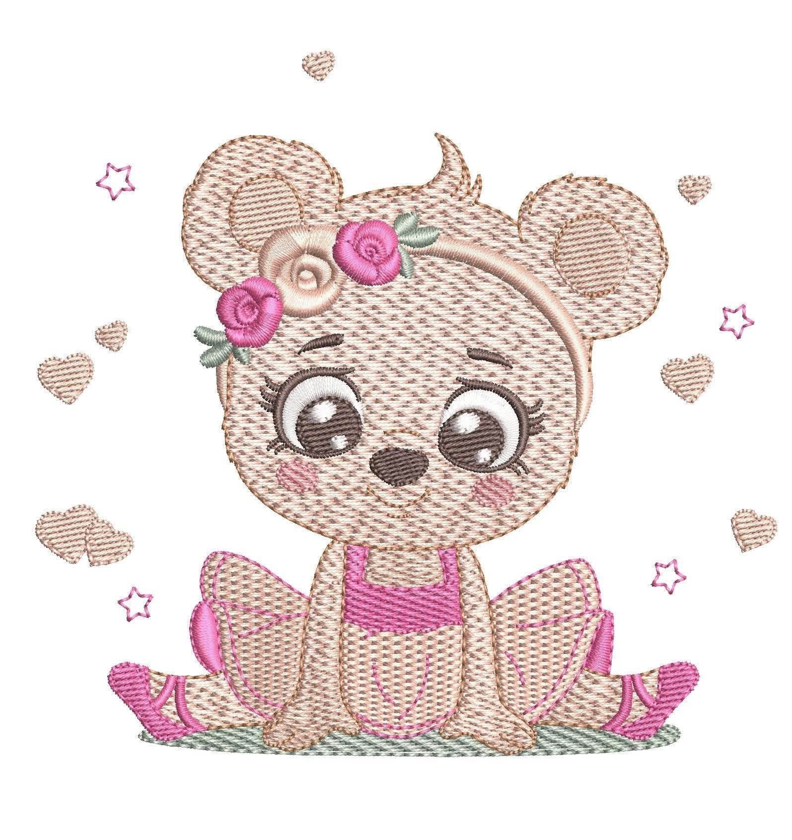 Ballerina Bear Embroidery Design – FineryEmbroidery - Image 3