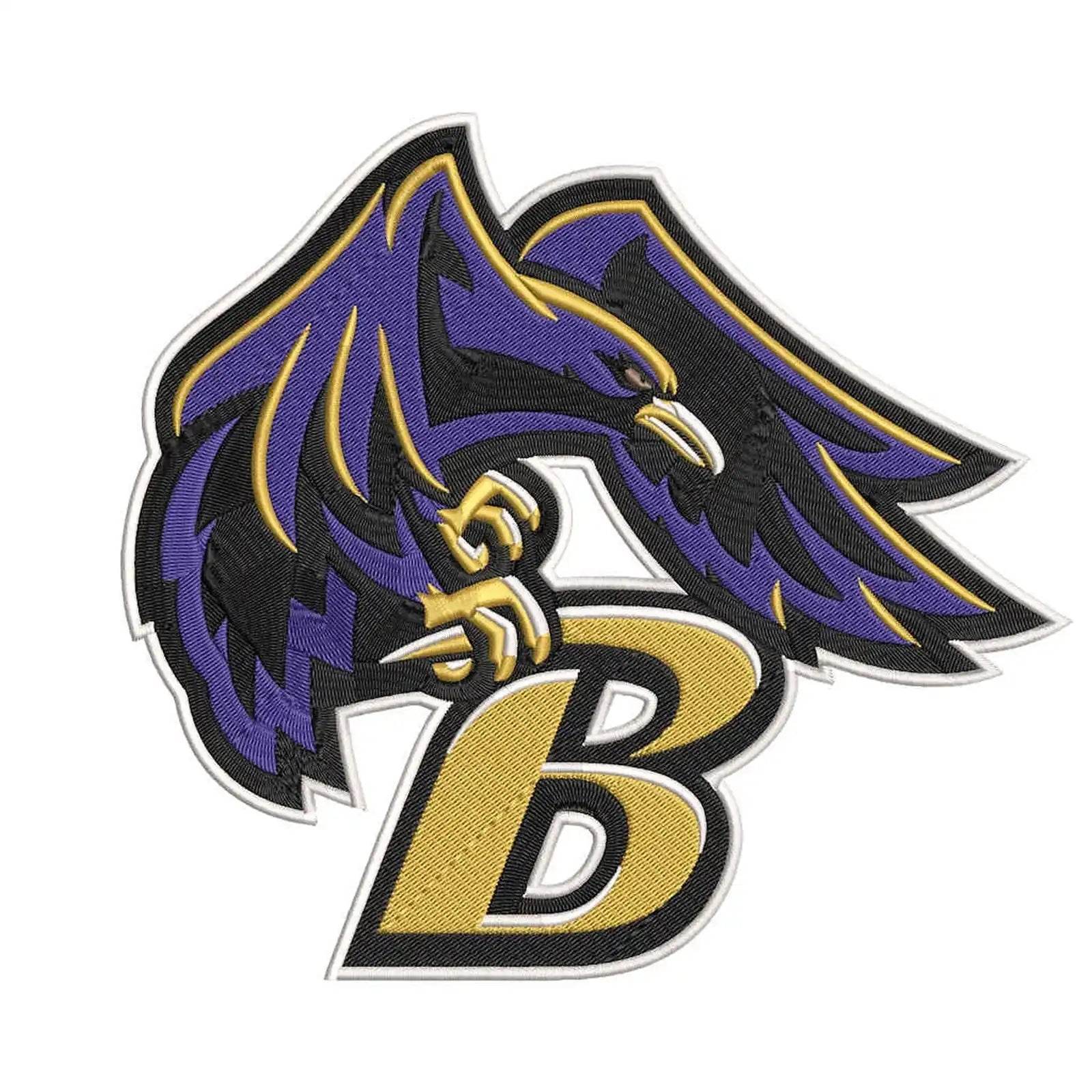 Baltimore Ravens 2 : Embroidery Design - Image 2