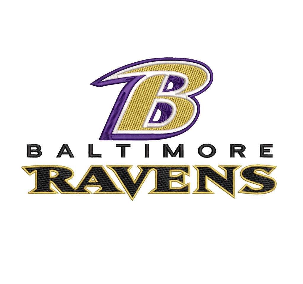 BALTIMORE RAVENS- Pack of 6 Designs - Embroidery Design - Image 4