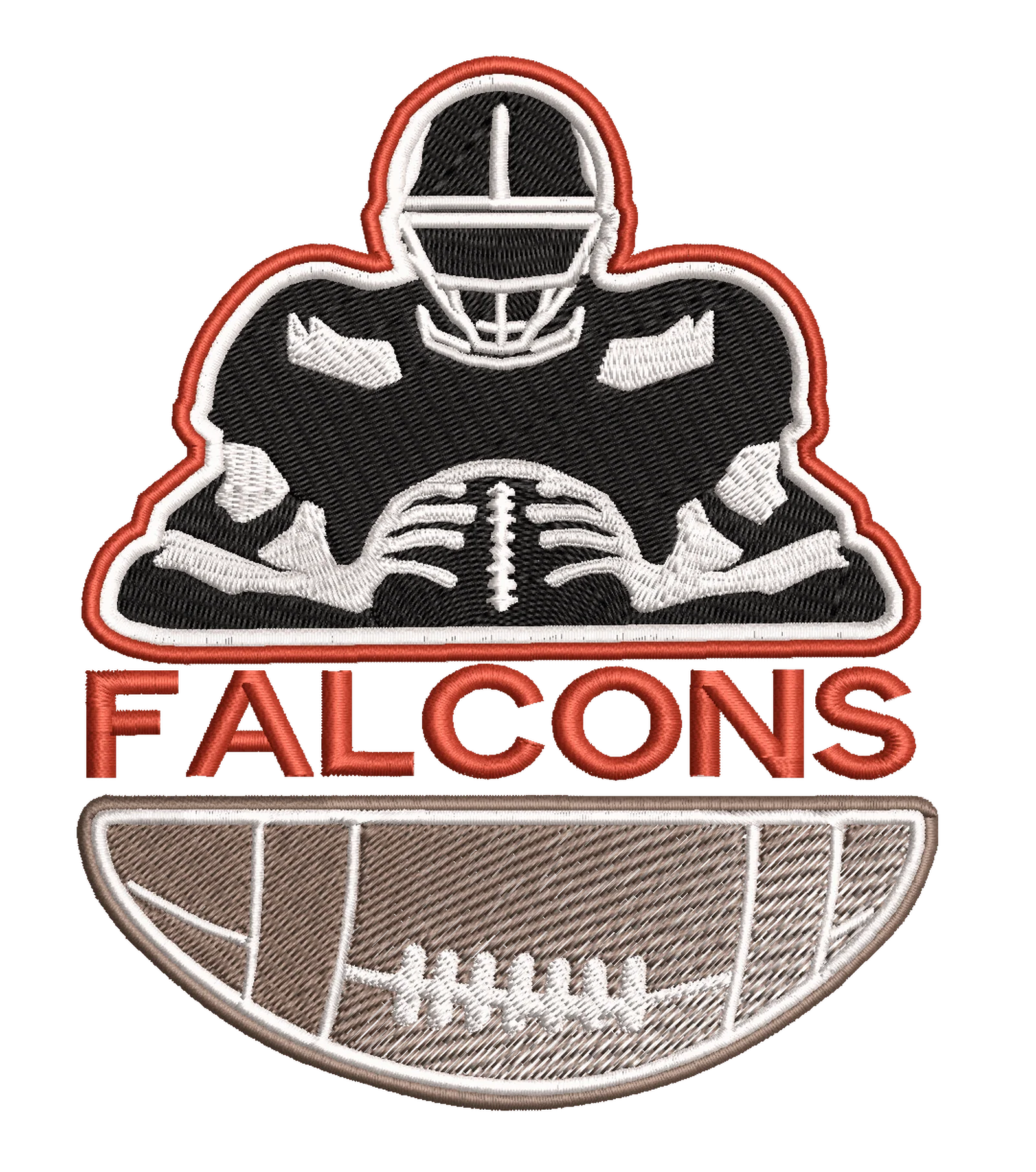 Baltimore Ravens Team Player : Embroidery Design - Image 3