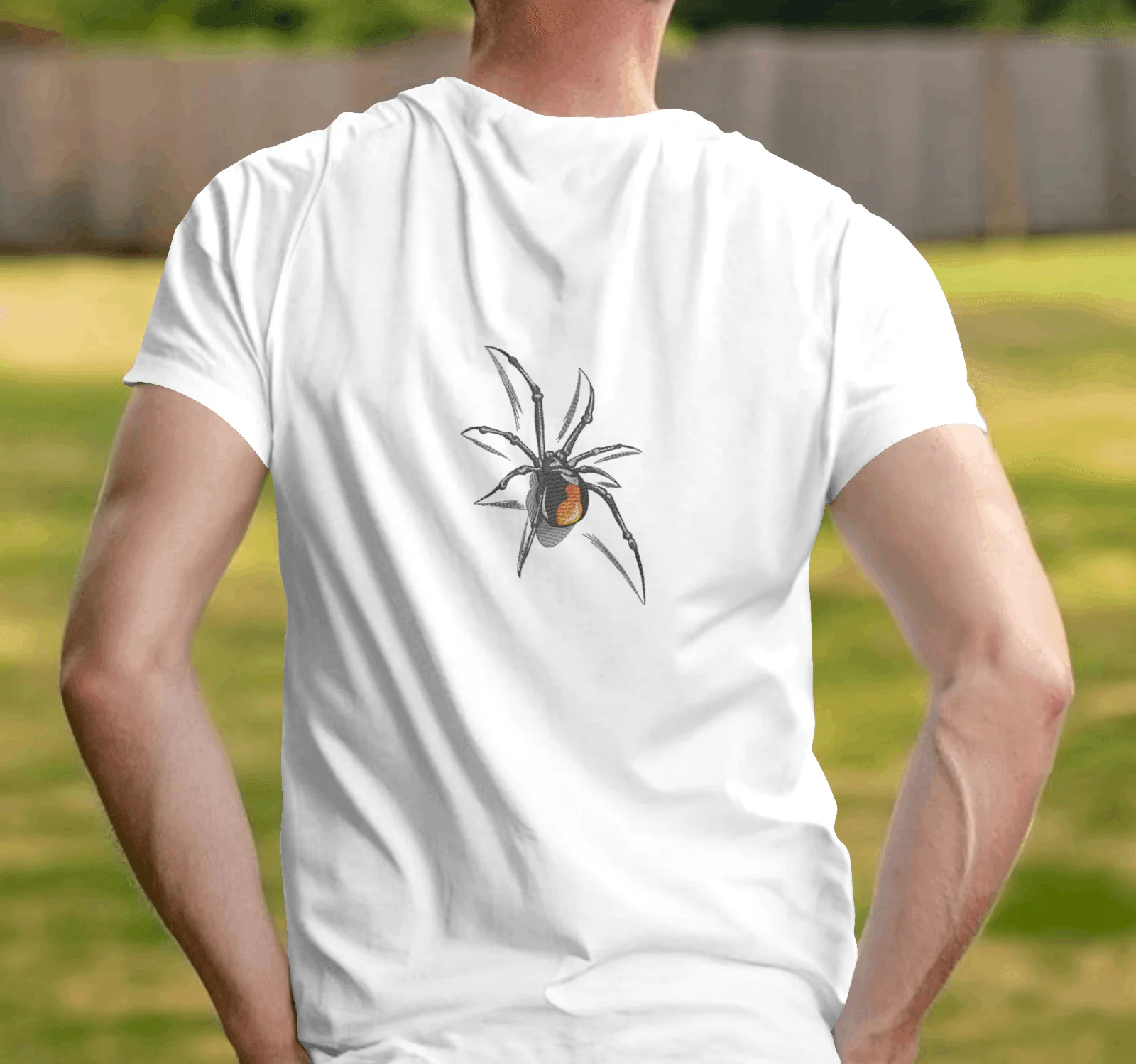 Black Widow Spider Embroidery Design - Image 2