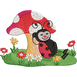 Charming Ladybugs - Pack of 12 Designs - Embroidery Designs - Image 6