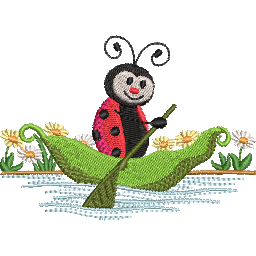 Charming Ladybugs - Pack of 12 Designs - Embroidery Designs - Image 7