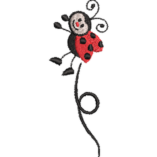 Charming Ladybugs - Pack of 12 Designs - Embroidery Designs - Image 8