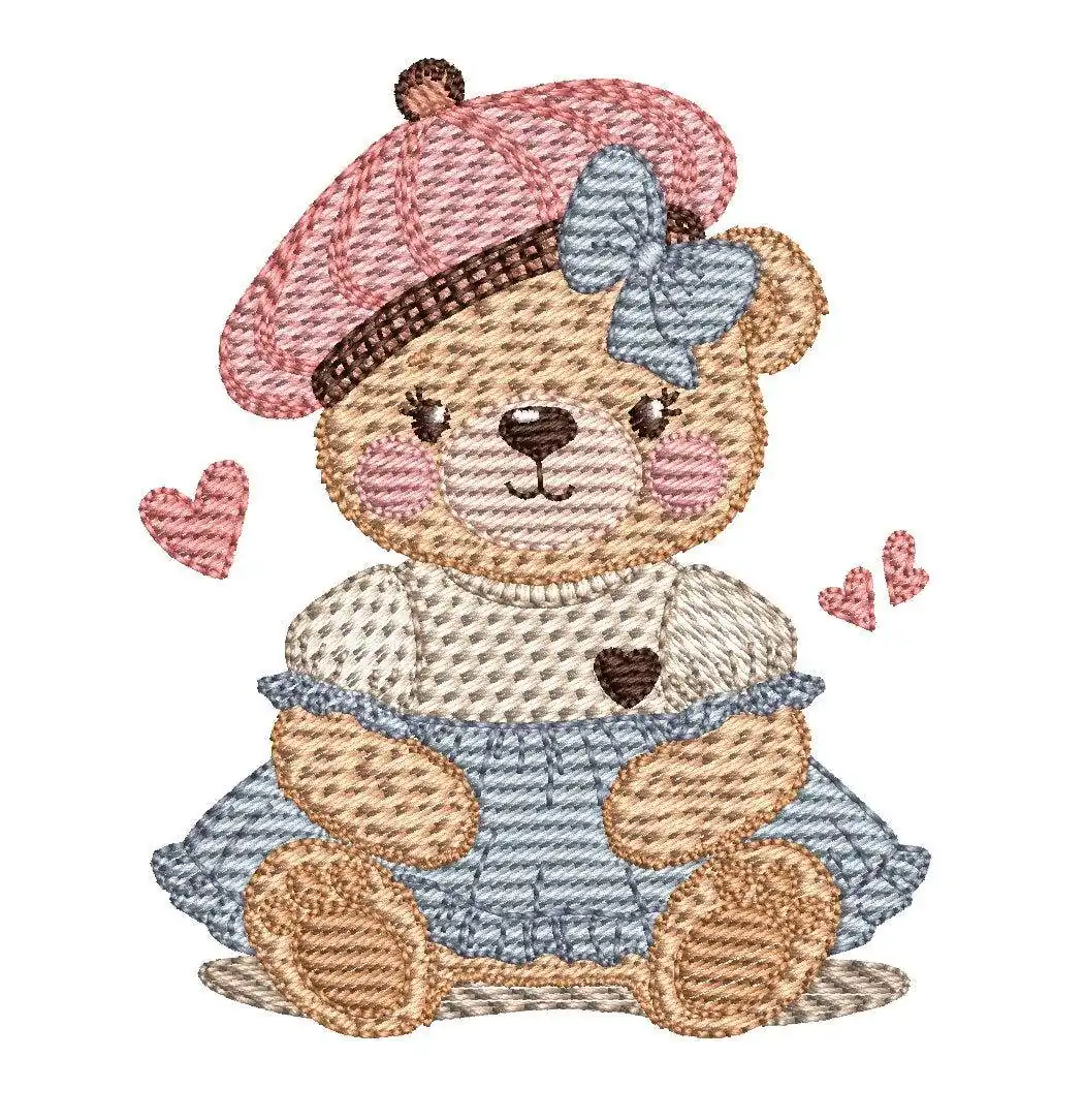Charming teddy bear with a hat – 7 Sizes - Image 2