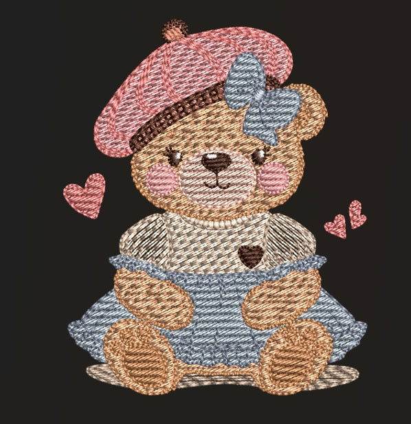 Charming teddy bear with a hat – 7 Sizes - Image 3