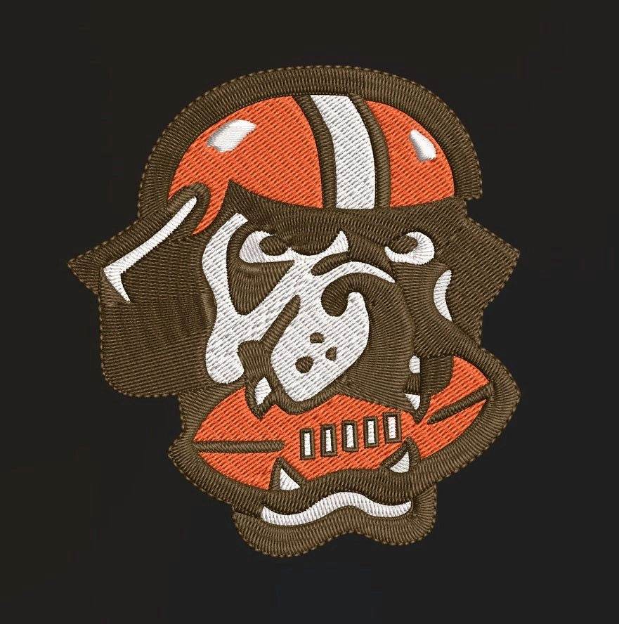 CLEVELAND BROWNS- Football Team Embroidery Pack of 6 Designs - Image 6