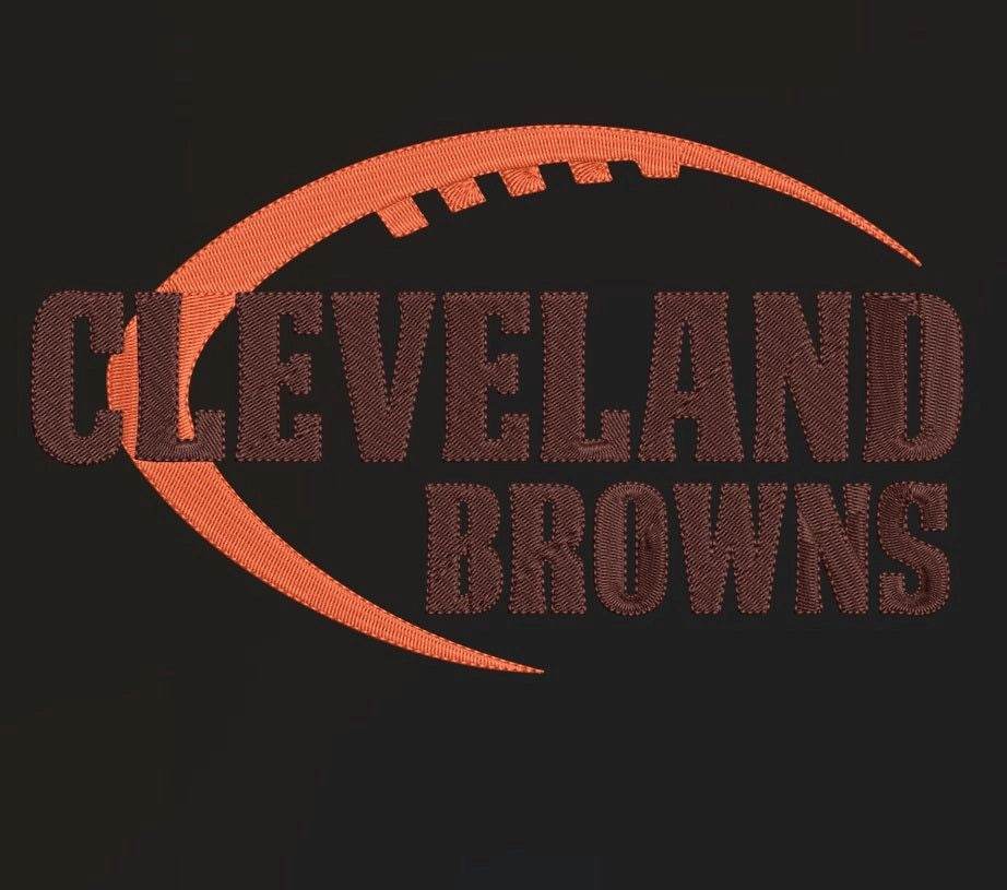 CLEVELAND BROWNS- Football Team Embroidery Pack of 6 Designs - Image 7