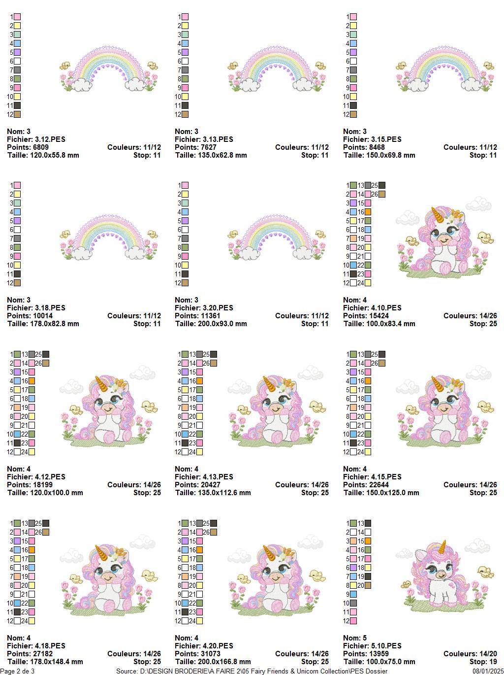 Fairy Friends & Unicorn Embroidery Designs Collection - Image 4
