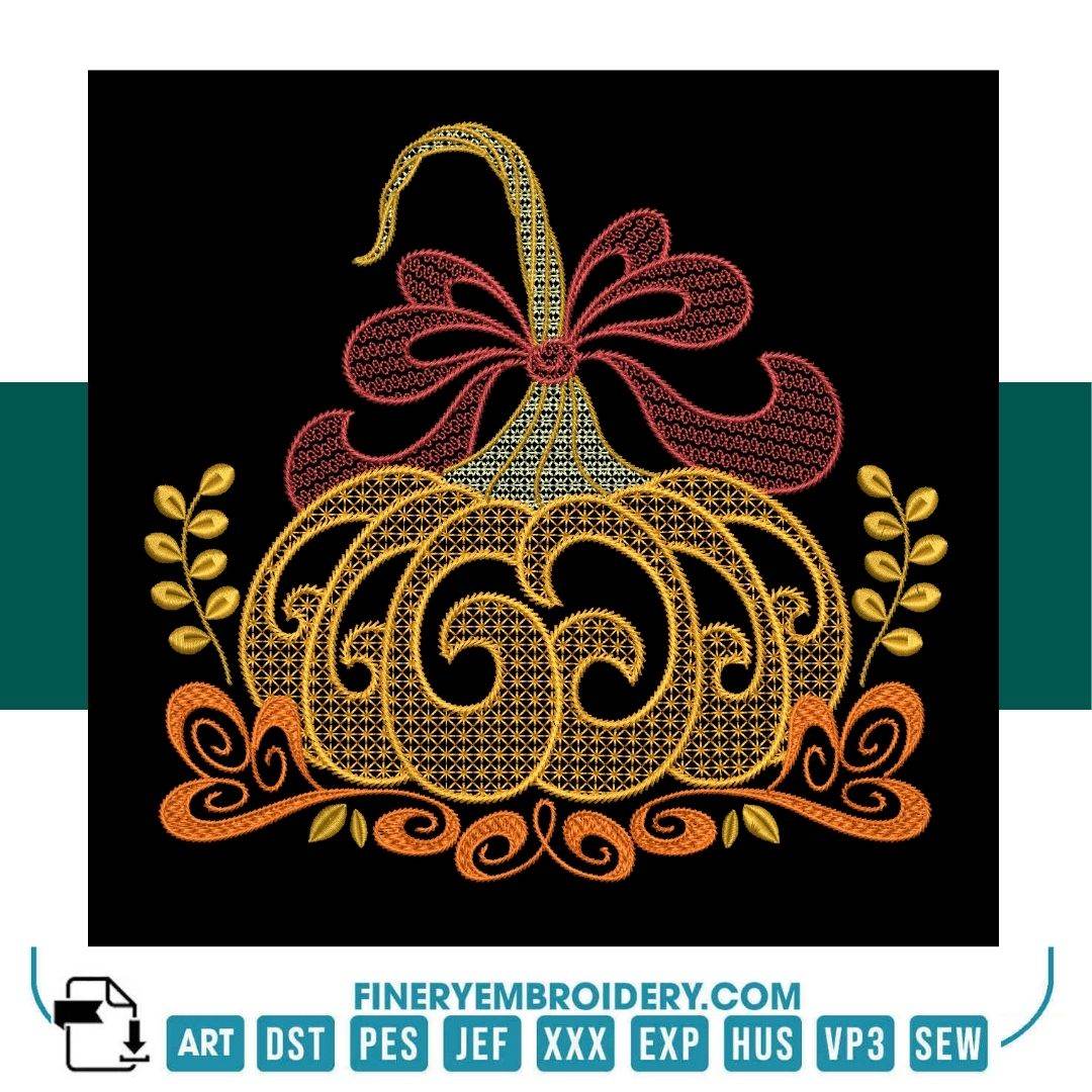 Fall & Halloween Embroidery Designs – 3 Patterns in 3 Sizes - Image 4
