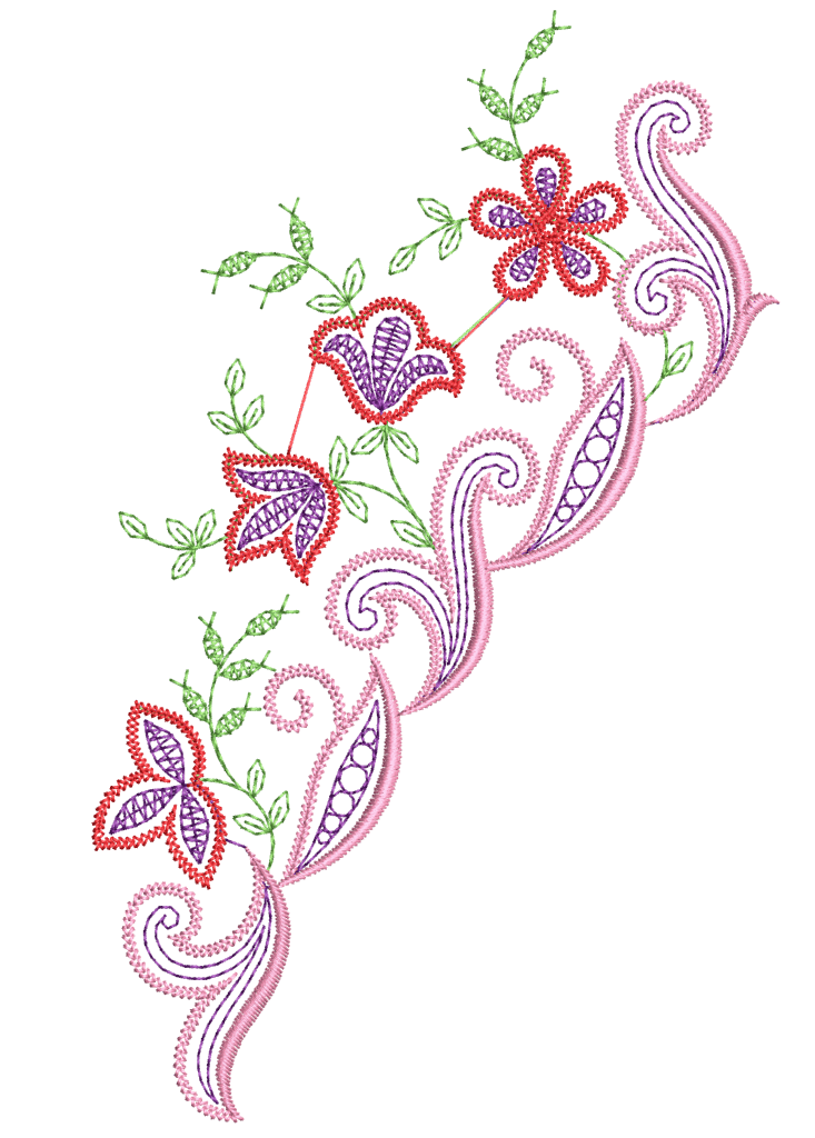 Fancy borders: Embroidery Design Pack - Image 5