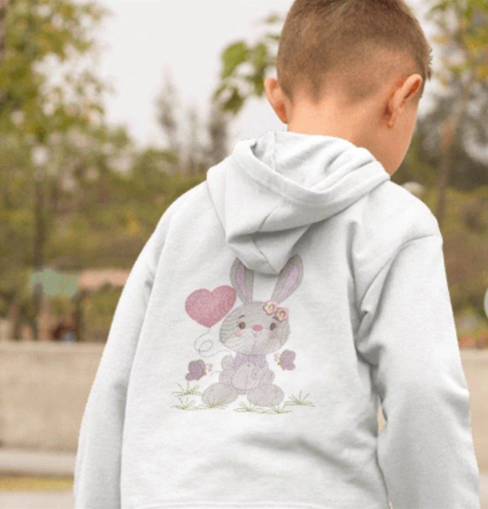 Funny Rabbit Pack 7 designs - Embroidery designs - Image 2