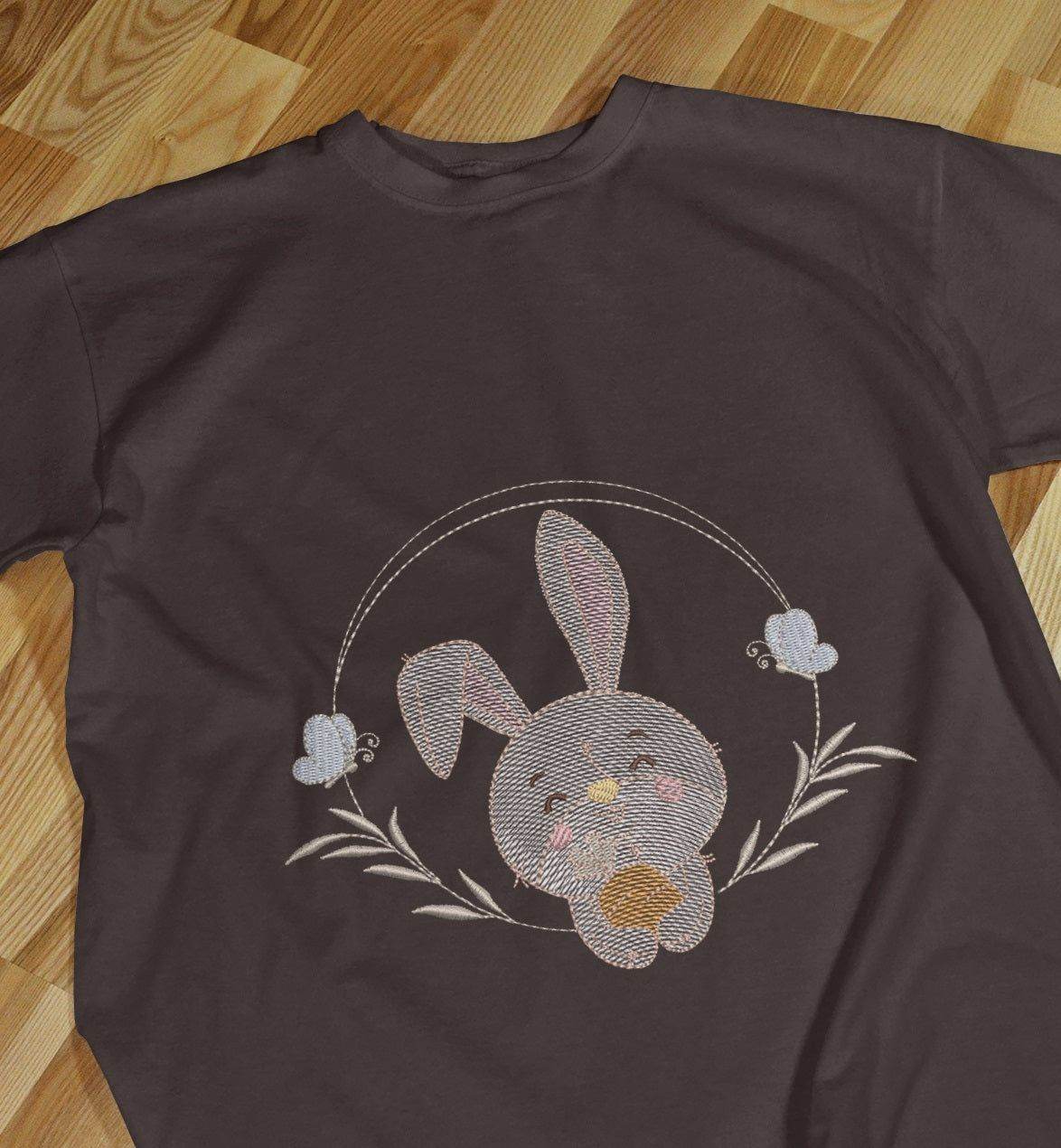 Funny Rabbit Pack 7 designs - Embroidery designs - Image 3