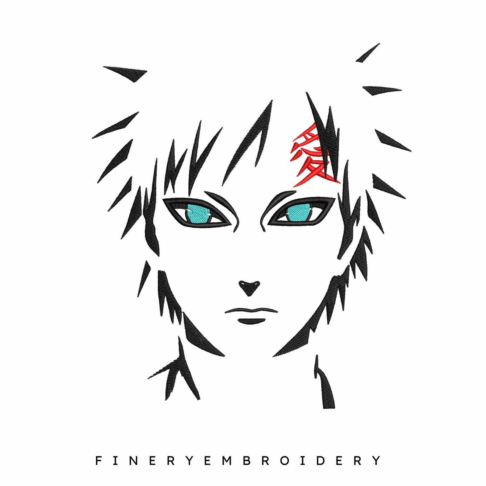 Garrai Naruto Shippuden- Anime - Embroidery Design - Image 2