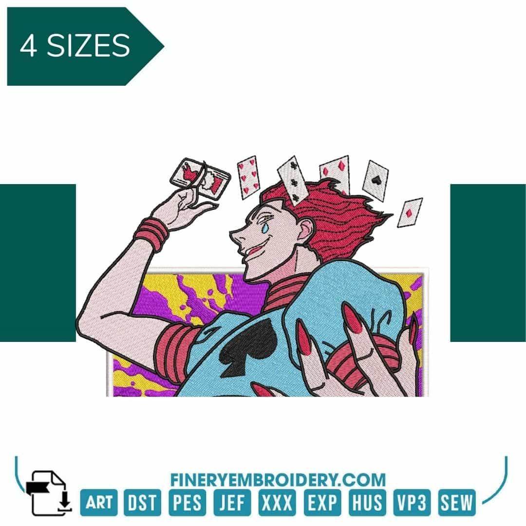 Hisoka  - Anime - Embroidery Design
