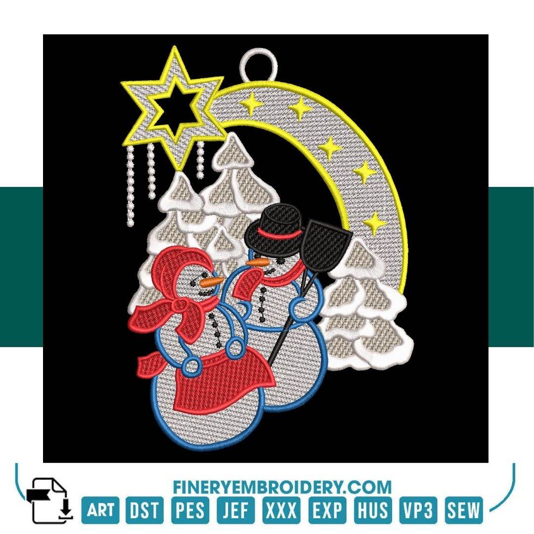 Holiday Embroidery Designs Pack – 7 Christmas Ornaments & Festive Patterns - Image 4