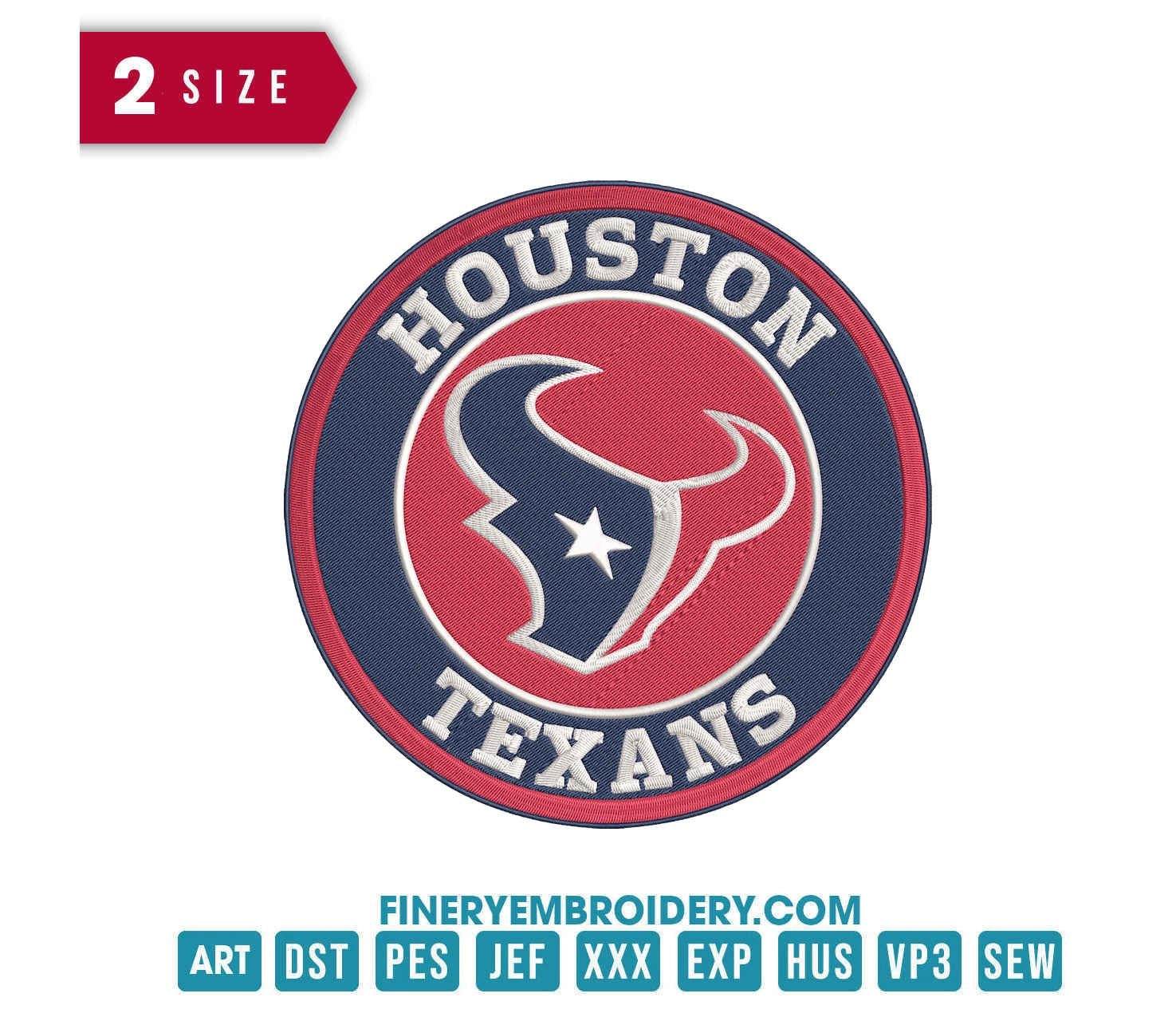 Houston Texans 2 : Embroidery Design