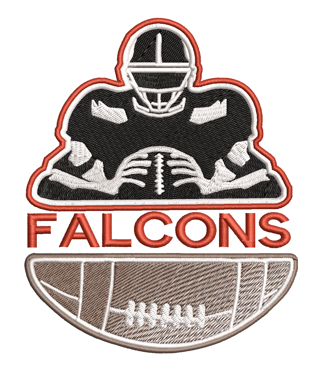 Houston Texans Team Player : Embroidery Design - Image 3
