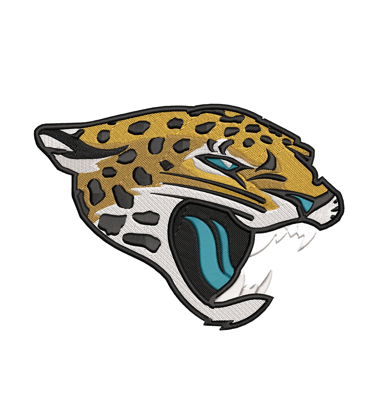 Jacksonville Jaguar 1 : Embroidery Design - Image 2