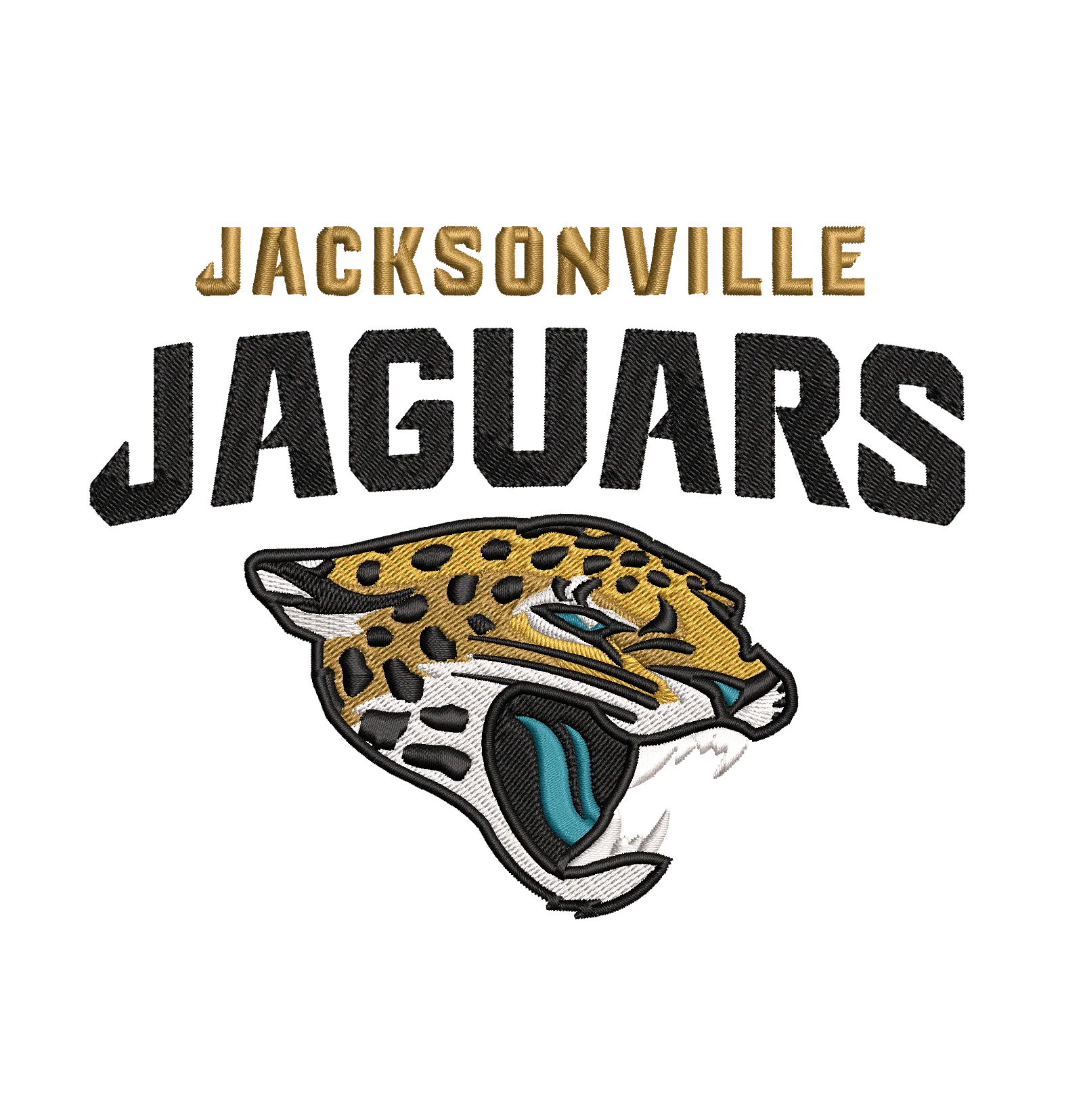 Jacksonville Jaguar 4 : Embroidery Design - Image 2