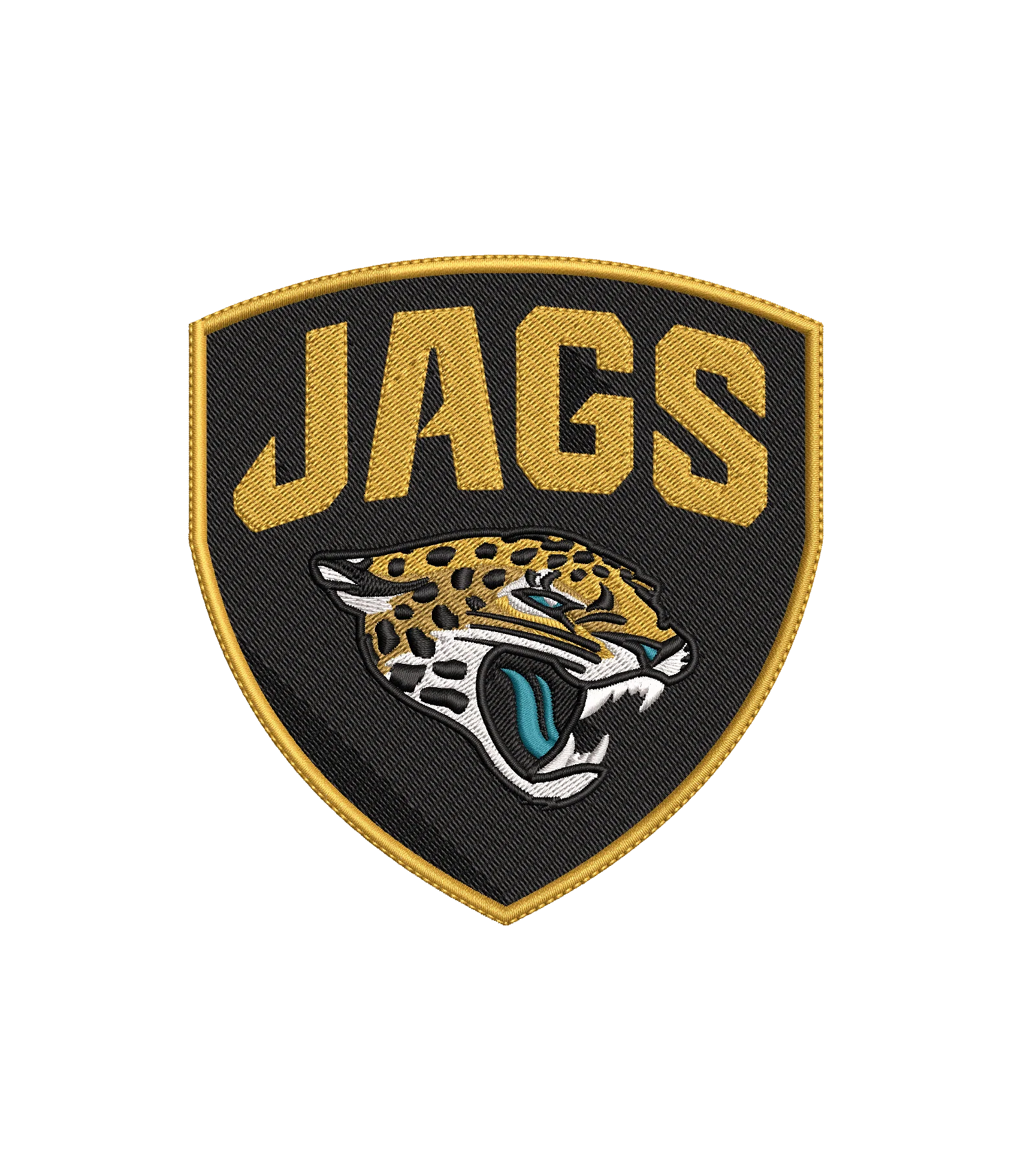 Jacksonville Jaguar 5 : Embroidery Design - Image 2