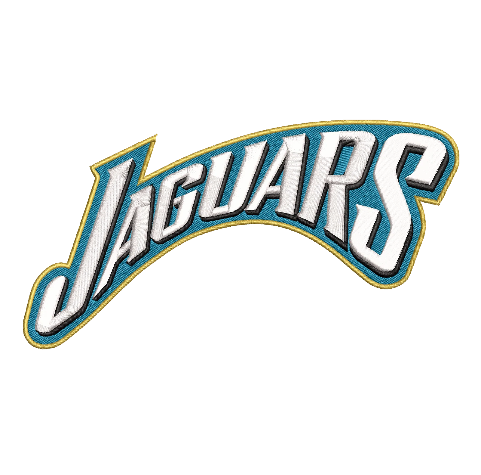 Jacksonville Jaguar 7 : Embroidery Design - Image 2