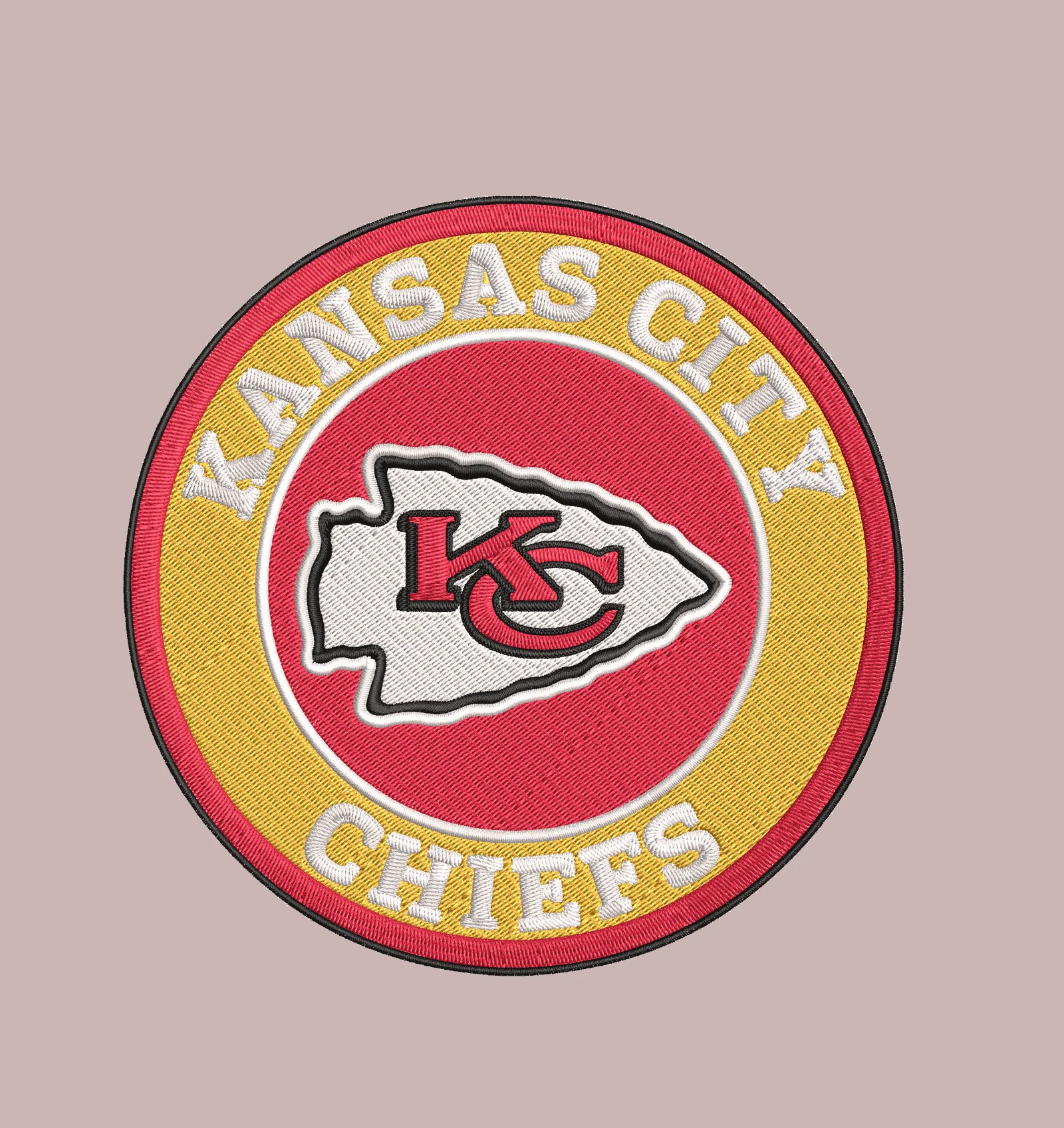 Kansas City Chiefs Embroidery - Pack of 6 Designs - Image 6