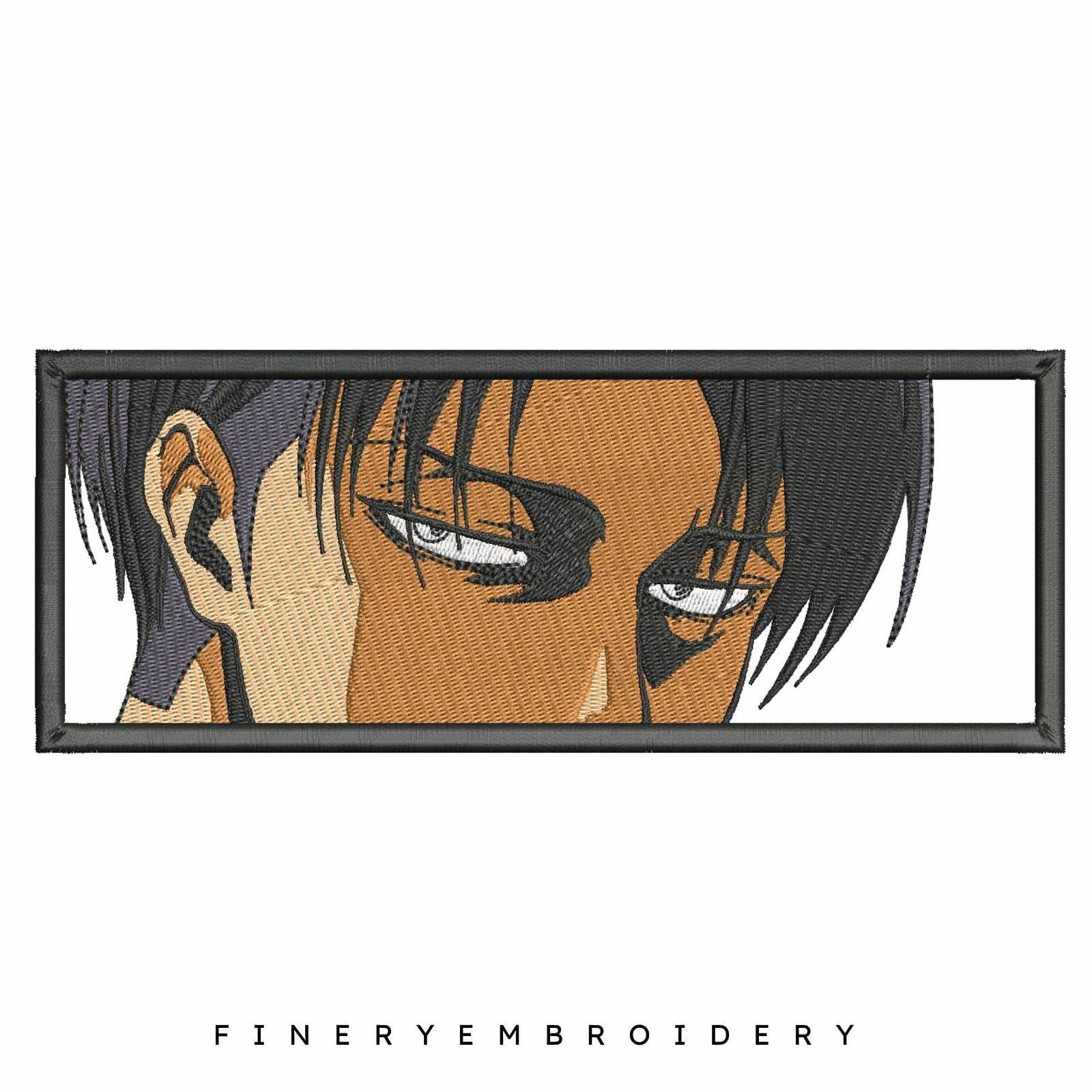 Levi Ackerman Boxed - Attack on Titan - Animé  - Embroidery Design - Image 2
