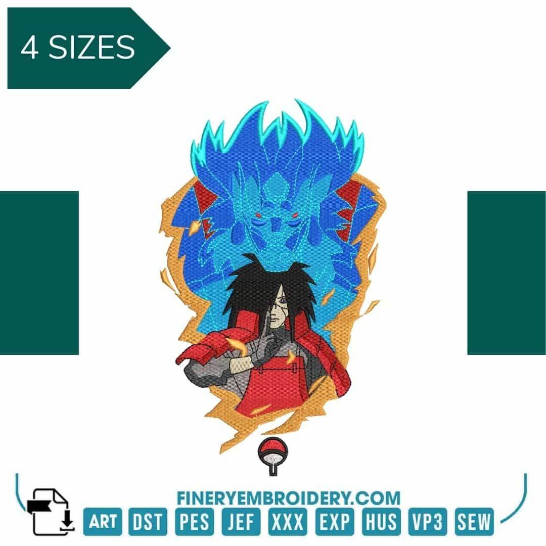 Madara Uchiha 2 Naruto - Animé - Embroidery Design