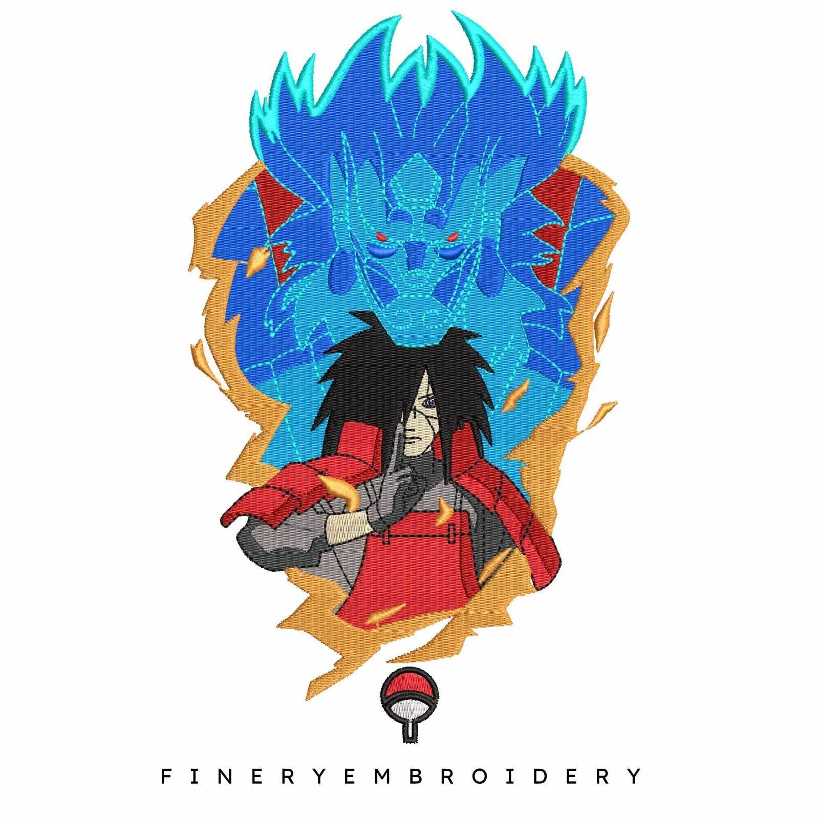 Madara Uchiha 2 Naruto - Animé - Embroidery Design - Image 2