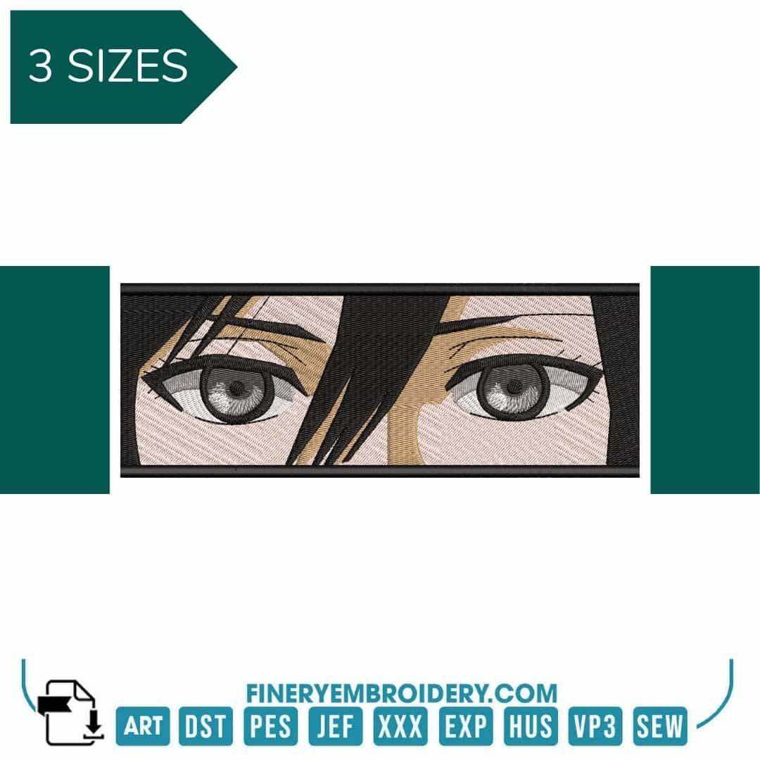 Mikasa Ackerman | Attack on Titan - Animé  - Embroidery Design