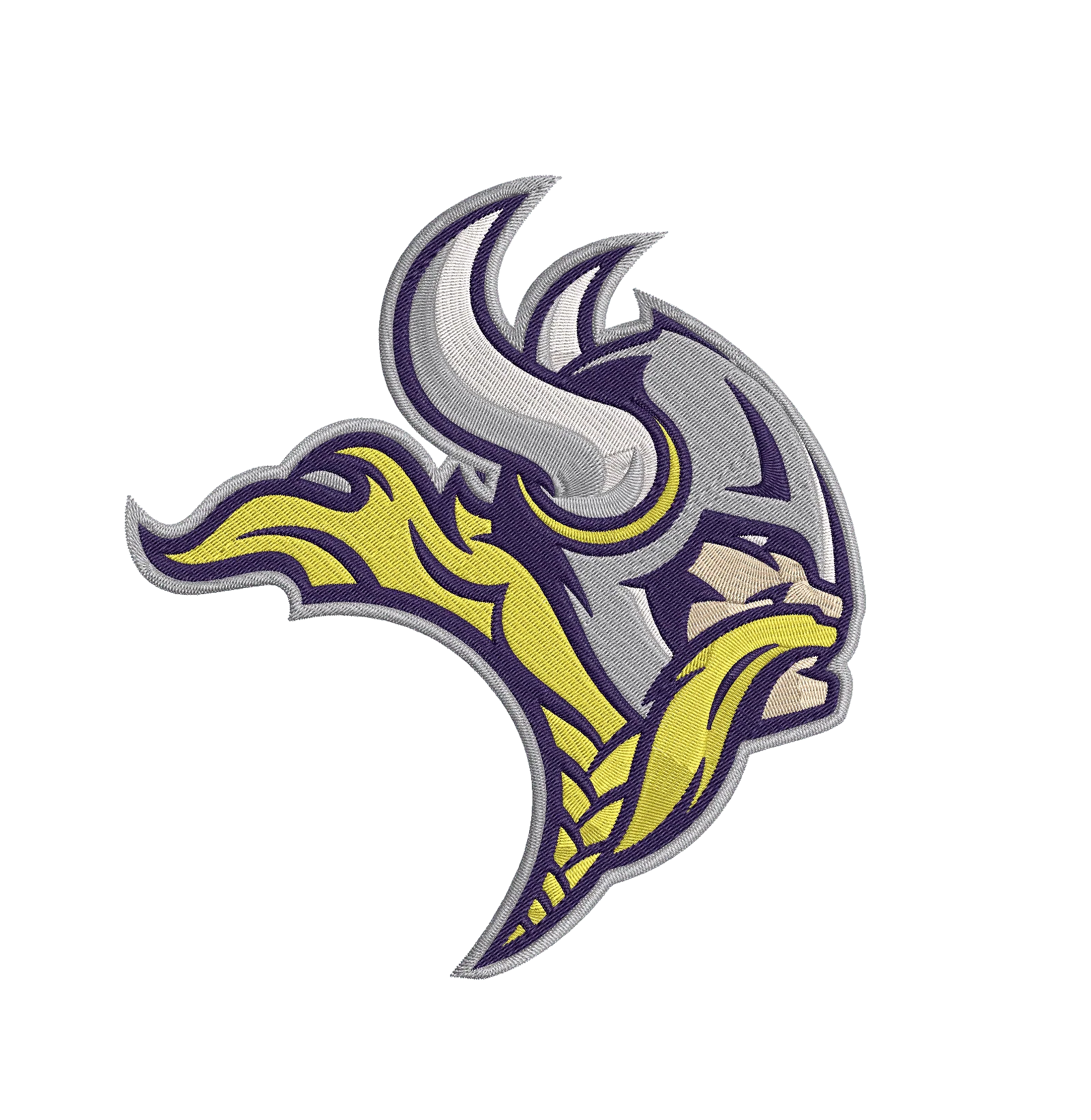 Minnesota Vikings 2 : Embroidery Design - Image 2
