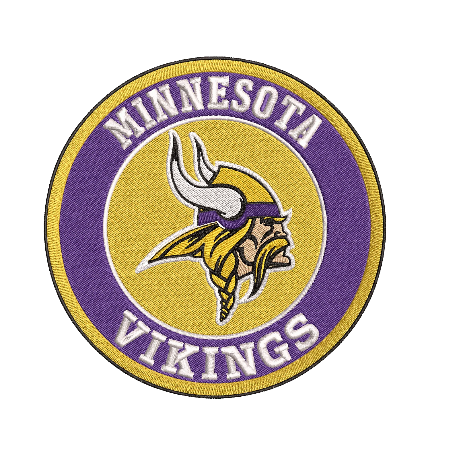 Minnesota Vikings 3 : Embroidery Design - Image 2