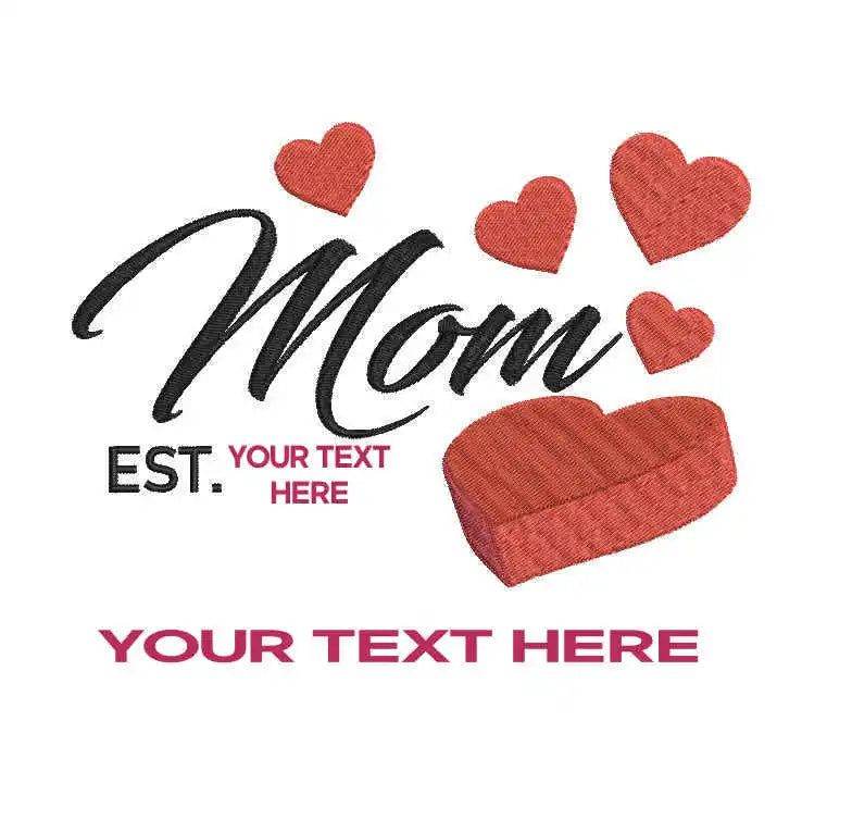 Mom Est . Custom Design with year and first name(s) - Image 2