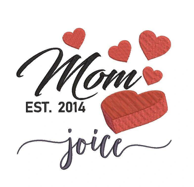 Mom Est . Custom Design with year and first name(s) - Image 5