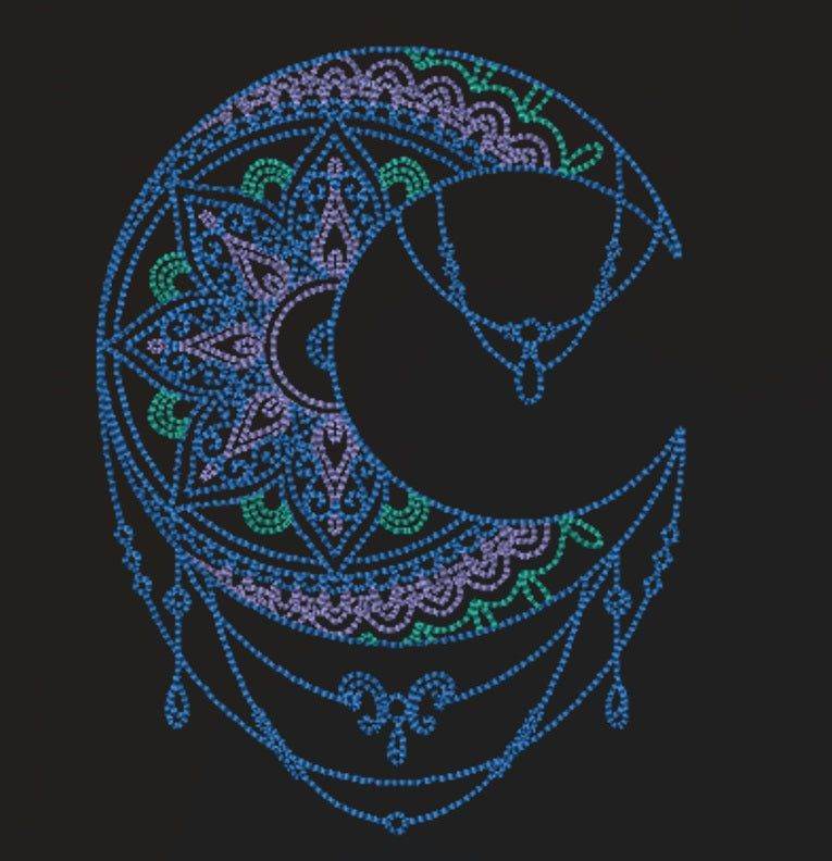 Moonlit Night : Embroidery Design Lace - Image 2