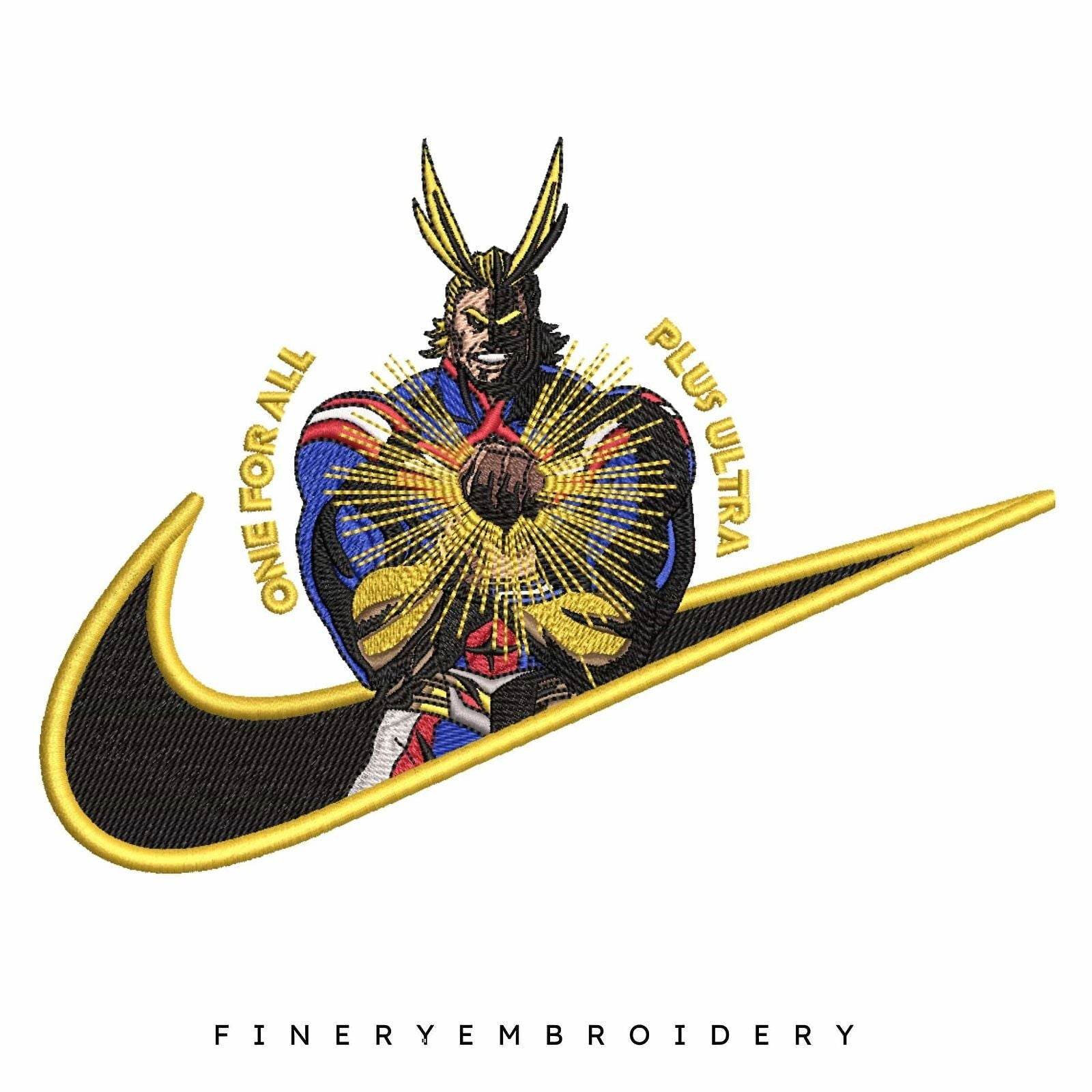 Nike Boku no Hero Academia - Embroidery Design - Image 2