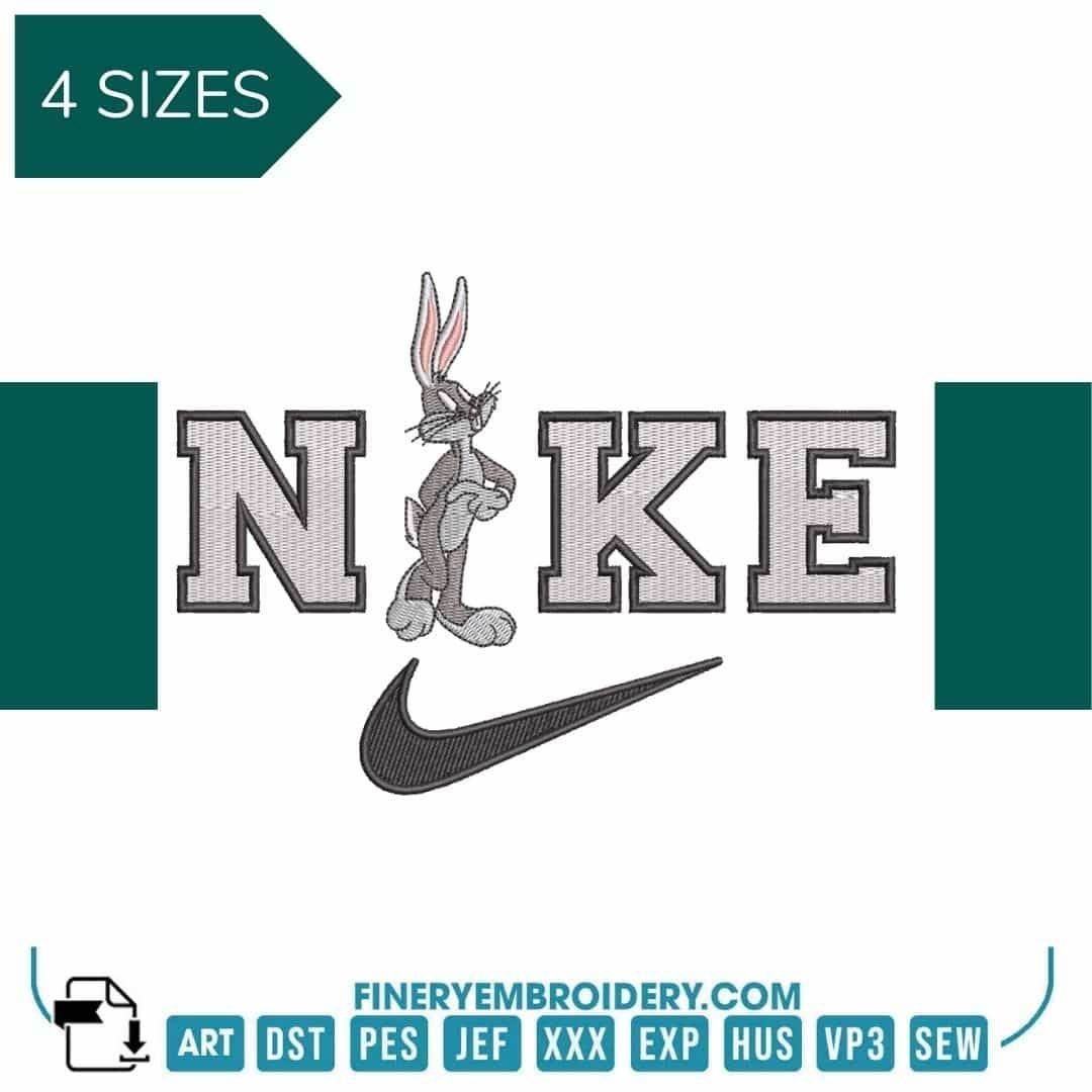 Nike Bunny - Embroidery Design