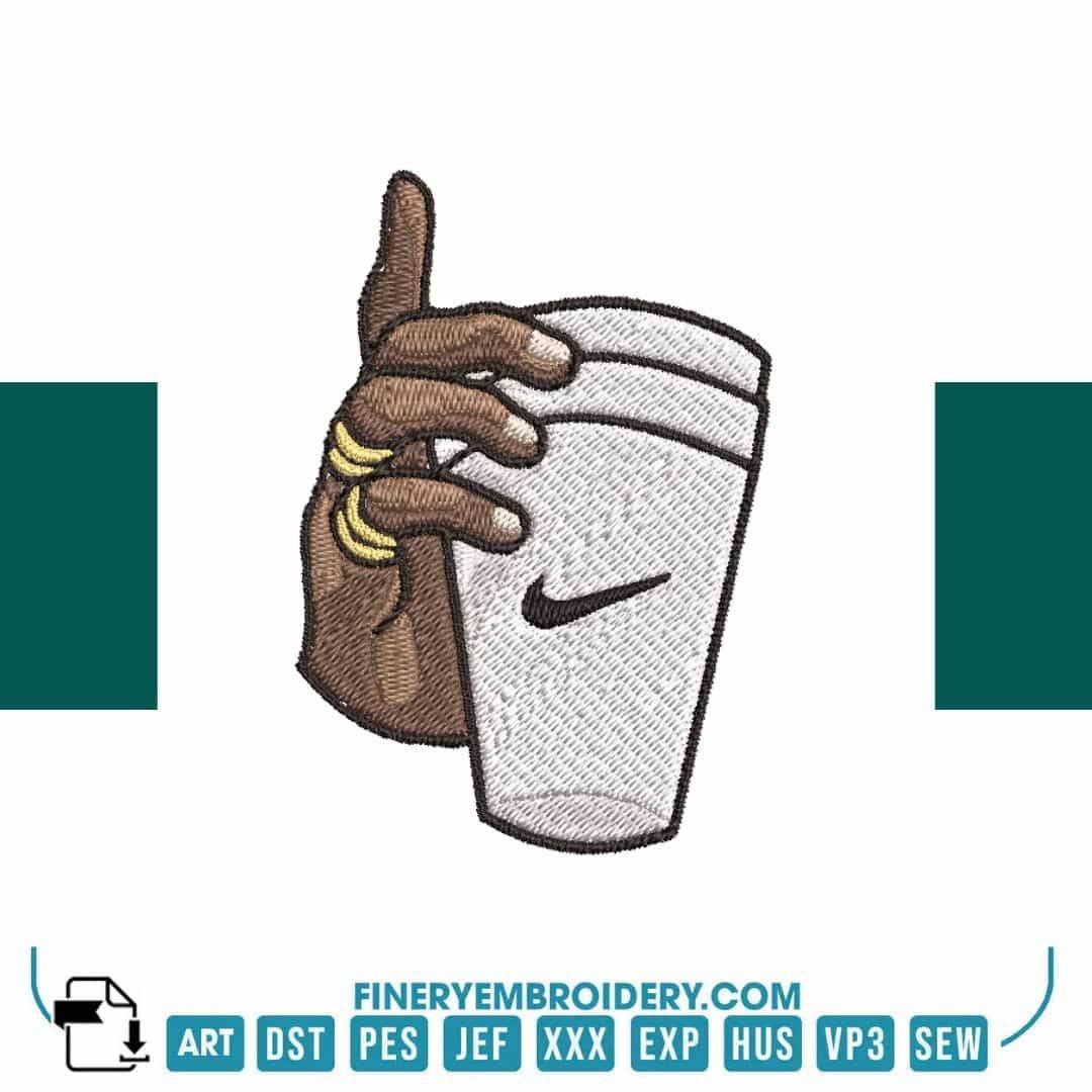 Nike Cup - Embroidery Design