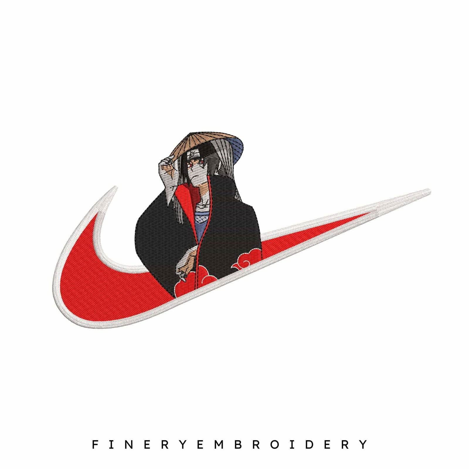 Nike Itashi Red - Embroidery Design - Image 2