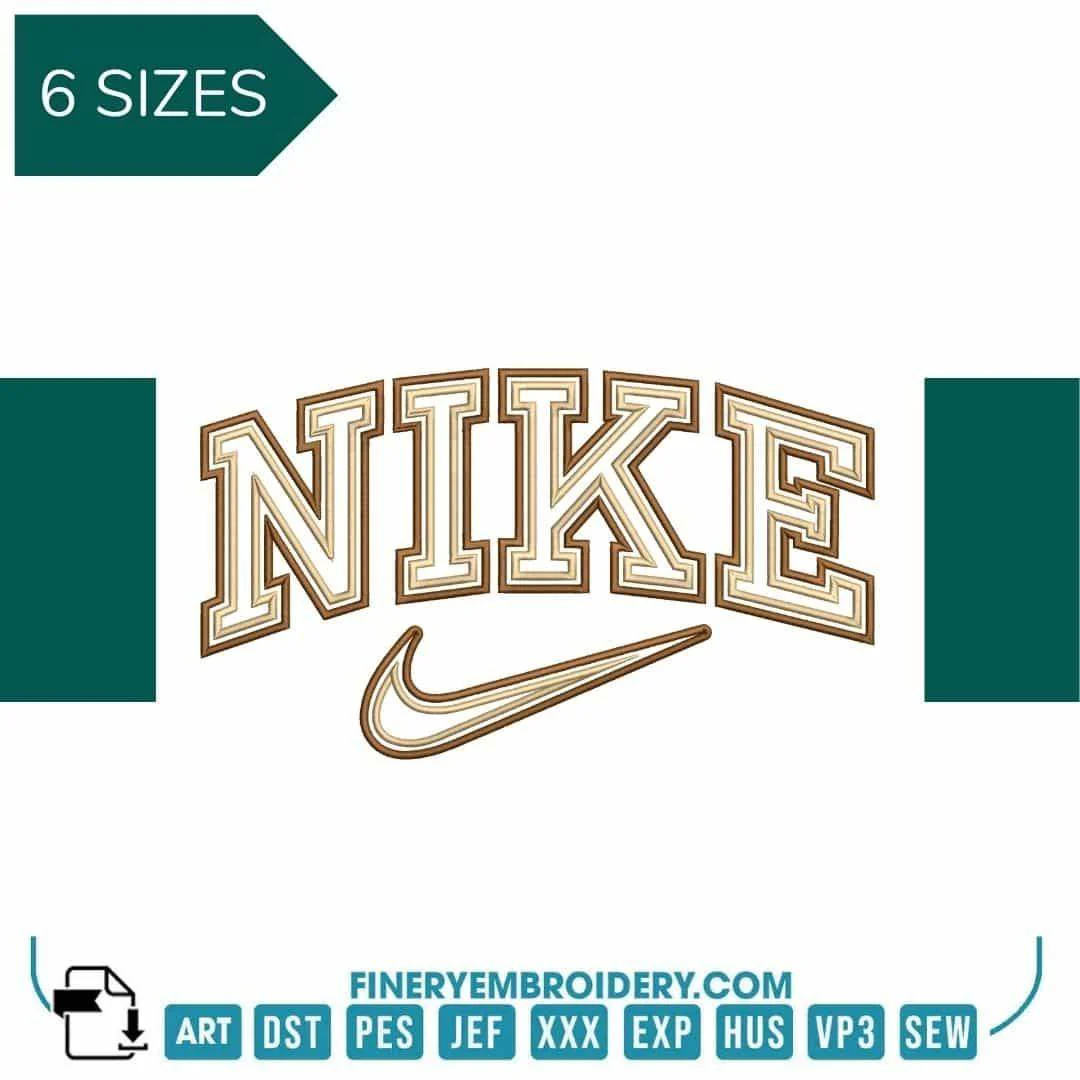 Nike Logo Outline 2 - Embroidery Design